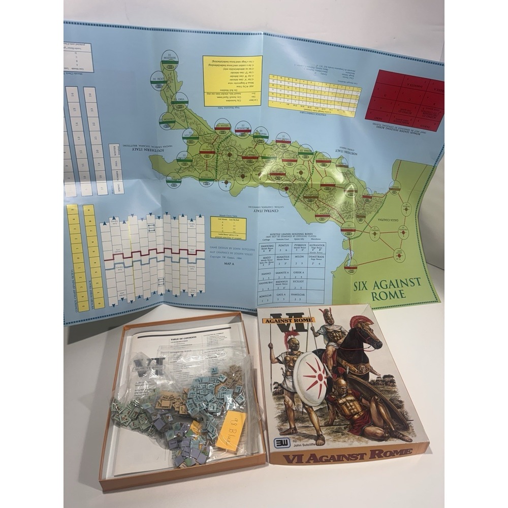 3W Wargame‎ Boxed VI Against Rome Box 1994
